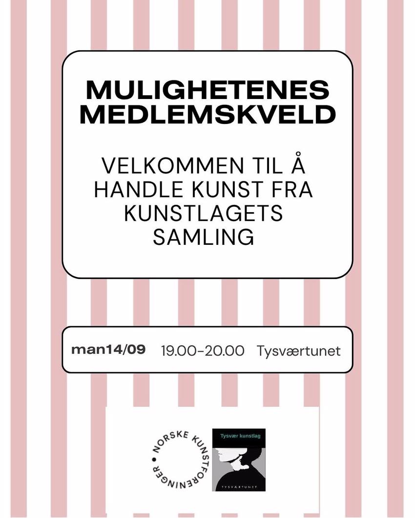 Medlemskveld med slag fra egen kunstsamling